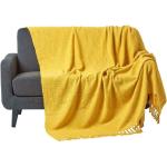 Gelbe Sofaüberwürfe & Sofaschoner aus Baumwolle maschinenwaschbar 