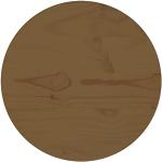 Reduzierte Braune Runde Tischplatten aus Massivholz Breite 0-50cm, Höhe 0-50cm, Tiefe 0-50cm 
