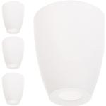 Weiße Lampenschirme für Tischlampen aus Kunststoff 