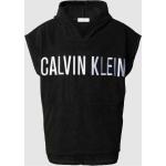 Schwarze Calvin Klein Underwear Herrenhoodies & Herrenkapuzenpullover aus Frottee mit Kapuze Größe L 