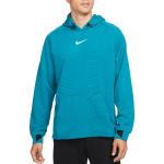 Reduzierte Blaue Nike Pro Herrensweatshirts Größe M für den für den Herbst 