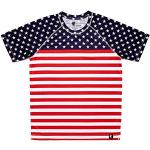 hoopoe running apparel Flag United States Männer T-Shirt, Kurzarm, Laufen, Gym #StarsAndStripes Größe M