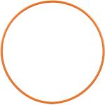 HOOPOMANIA Hula Hoop Rohling 16mm [100cm - orange] – einfarbiger Hula Hoop Reifen aus HDPE