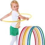 Gelbe Hoopomania Hula Hoop-Reifen für Kinder 