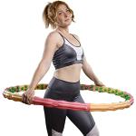 HOOPOMANIA Large Hoop [1,8 kg] Fitnessreifen zum abnehmen – Hulahoop für Männer und Frauen