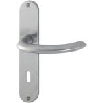 Silberne Hoppe Türgriffe Zimmertüren aus Aluminium 
