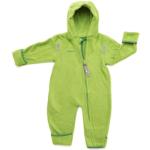 Hoppediz Overall aus Fleece Babyeinteiler grün