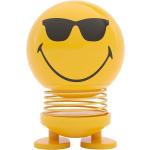 Gelbe Skandinavische Hoptimist Smiley Emoji Smiley Skulpturen & Dekofiguren aus Porzellan 1-teilig 
