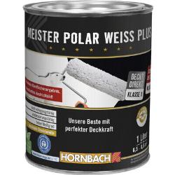 HORNBACH Wandfarbe Meister Polarweiß Plus konservierungsmittelfrei 1 l