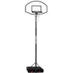 Hornet Jugend Basketballständer Basketballkorb 305 mit Basketball und Ballpumpe, schwarz/weiß, 305 cm