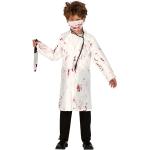Weiße Horror-Kostüme aus Polyester für Kinder Größe 110 