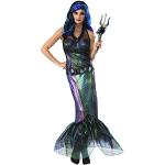 Blaue Horror-Shop Arielle die Meerjungfrau Meerjungfrau-Kostüme aus Polyester für Herren Größe L 
