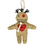 19 cm Horror-Shop Voodoo Puppen aus Filz 