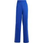 Reduzierte Blaue Loose Fit adidas Originals Palazzo-Hosen ohne Verschluss für Damen Übergrößen Große Größen 