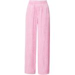 Pinke Unifarbene EDITED Marlenehosen für Damen Größe S 