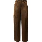 Reduzierte Olivgrüne Unifarbene Loose Fit Drykorn Baggy Jeans & Loose Fit Jeans mit Reißverschluss aus Satin für Damen Größe S 