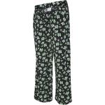 Reduzierte Mintgrüne Blumenmuster MAMA LICIOUS Damenhosen aus Polyester Größe S Große Größen 