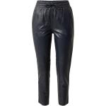Reduzierte Marineblaue Unifarbene Oakwood 7/8-Hosen aus Leder für Damen Größe M Große Größen 