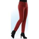 Ziegelrote Atmungsaktive 5-Pocket Hosen mit Reißverschluss für Damen Größe XXL 