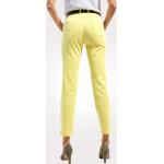 Reduzierte Gelbe Unifarbene Toni 7/8-Hosen & Knöchelhosen aus Baumwollmischung für Damen 