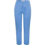 Reduzierte Türkise Unifarbene Brax Mary 5-Pocket Hosen mit Reißverschluss für Damen Größe XS Große Größen 