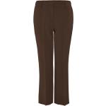 Braune Unifarbene Opus Nachhaltige 7/8-Hosen mit Reißverschluss aus Polyester für Damen Größe S Große Größen 