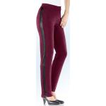 Rubinrote Hosen mit Galonstreifen mit Galonstreifen aus Polyamid für Damen Größe XL 