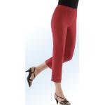 Rote Atmungsaktive 7/8-Hosen aus Polyester für Damen Größe M 