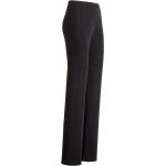 Schwarze Palazzo-Hosen aus Polyester für Damen 