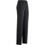 Schwarze Palazzo-Hosen aus Polyester für Damen Größe XL 