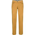 Senfgelbe Babista 5-Pocket Jeans mit Reißverschluss aus Kunstfaser für Herren Größe XXL 