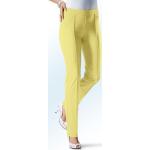Gelbe 7/8-Hosen aus Polyamid für Damen Größe S 