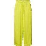 Gelbe Unifarbene EDITED Marlenehosen aus Polyester für Damen Größe S 