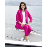 Pinke bader Damenhosenanzüge mit Reißverschluss aus Polyester Größe XL 