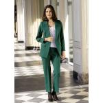 Dunkelgrüne Elegante bader Businesskleidung mit Reißverschluss aus Polyester für Damen Größe M 