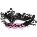 Schwarze Venezianische Masken für Damen 