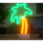 Reduzierte Bunte Neonlicht mit Weihnachts-Motiv aus Kunststoff 