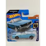 Blaue Hot Wheels Ford Mustang Spielzeug Cabrios aus Metall 