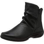 Schwarze Hotter Slouch Stiefel in Breitweite aus Veloursleder für Damen Größe 37,5 