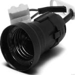 Schwarze Houben Leuchtenzubehör aus Kunststoff E27 