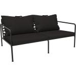 HOUE - AVON Lounge Sofa - grau, Metall,Stoff - 159x58x98 cm - Char - Sunbrella char (504)