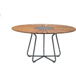 HOUE - CIRCLE Tisch Aluminium - braun, rund, Holz,Metall,Stein - Bambus (702) Ø 150 cm