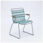 Houe CLICK Dining chair with armrests in bamboo / Multi color 2