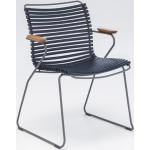 Dunkelblaue Houe Designer Stühle aus Polyrattan mit Armlehne 