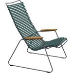Houe CLICK Lounge Chair mit Bambusarmlehnen Pine green