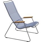 Reduzierte Blaue Minimalistische Loungestühle geölt aus Kunststoff mit Armlehne Breite 50-100cm, Tiefe 50-100cm 