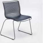 Dunkelblaue Moderne Houe Gartenstühle Metall aus Polyrattan Outdoor Breite 50-100cm, Höhe 0-50cm, Tiefe 50-100cm 