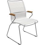 Graue Moderne Houe Gartenstühle Metall aus Polyrattan mit Armlehne Breite 50-100cm, Höhe 0-50cm, Tiefe 50-100cm 