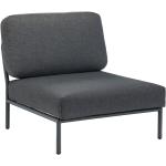 Dunkelgraue Moderne Houe Loungestühle pulverbeschichtet aus Stoff Breite 50-100cm, Höhe 50-100cm, Tiefe 50-100cm 