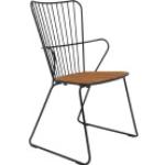 Schwarze Moderne Houe Gartenstühle Metall aus Metall stapelbar Breite 50-100cm, Höhe 50-100cm, Tiefe 50-100cm 